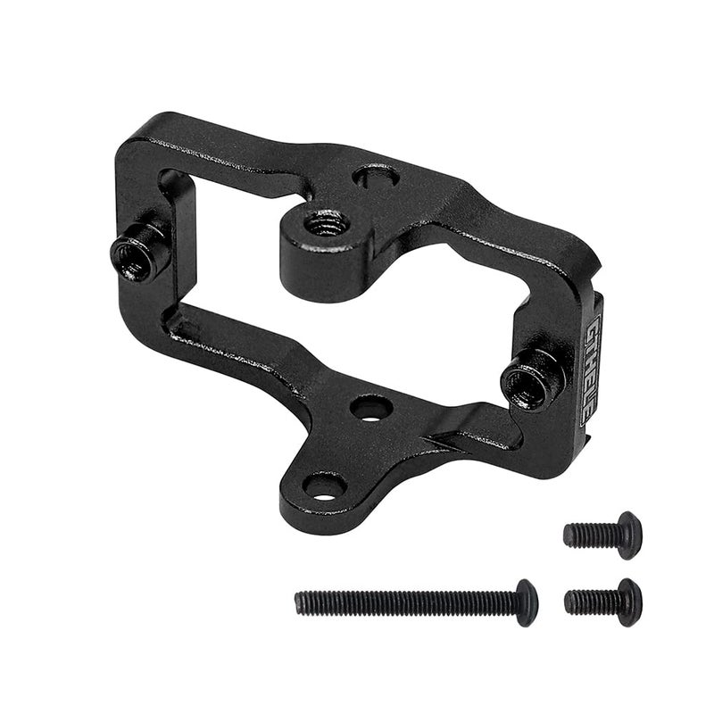 GTHELE Aluminum Servo Mount Bracket for Traxxas TRX4M Upgrade Parts 1/18 RC Crawler Car (Black) - Image 4